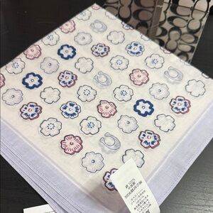 Coach Tea Rose Handkerchief
